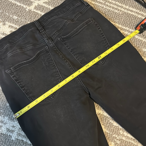 Free People Skinny Jeans Distressed Black Size W28 - Picture 11 of 12